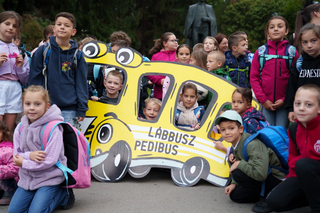 Van olyan útvonal, ahol akár 50 gyermek is sétál reggelente •  Fotó: Tuchiluș Alex