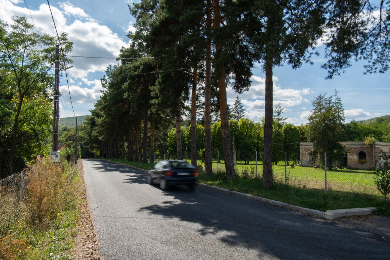 Helyrehozták a málnásfürdői utat •  Fotó: Tuchiluș Alex