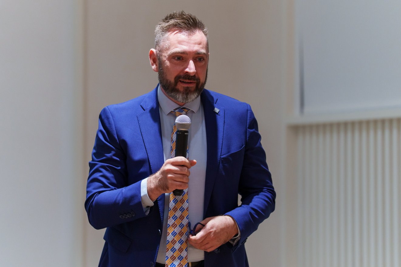 Dr. Sári Zsolt Bartók Béla sepsiszentgyörgyi hangversenyének történetét mesélte el •  Fotó: Tuchiluș Alex