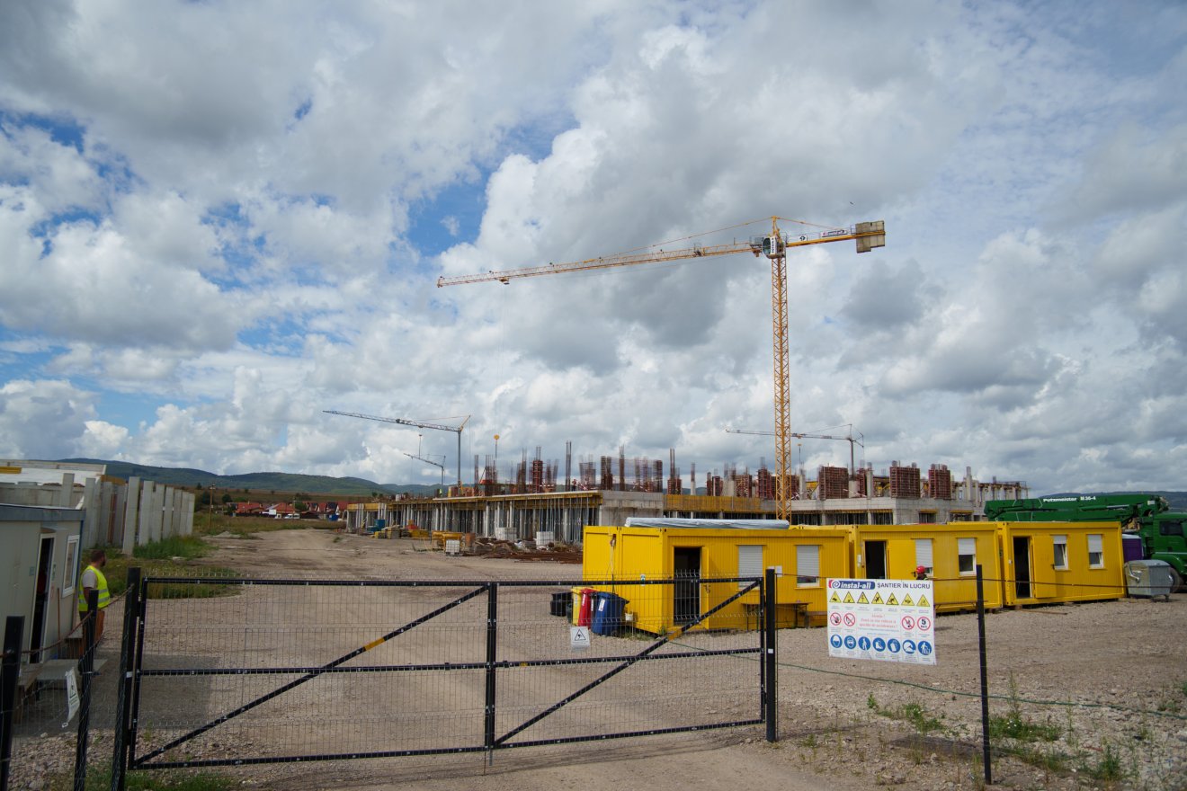 Az egyetem bevételei szempontjából is fontos komplexum készül •  Fotó: Tuchiluș Alex