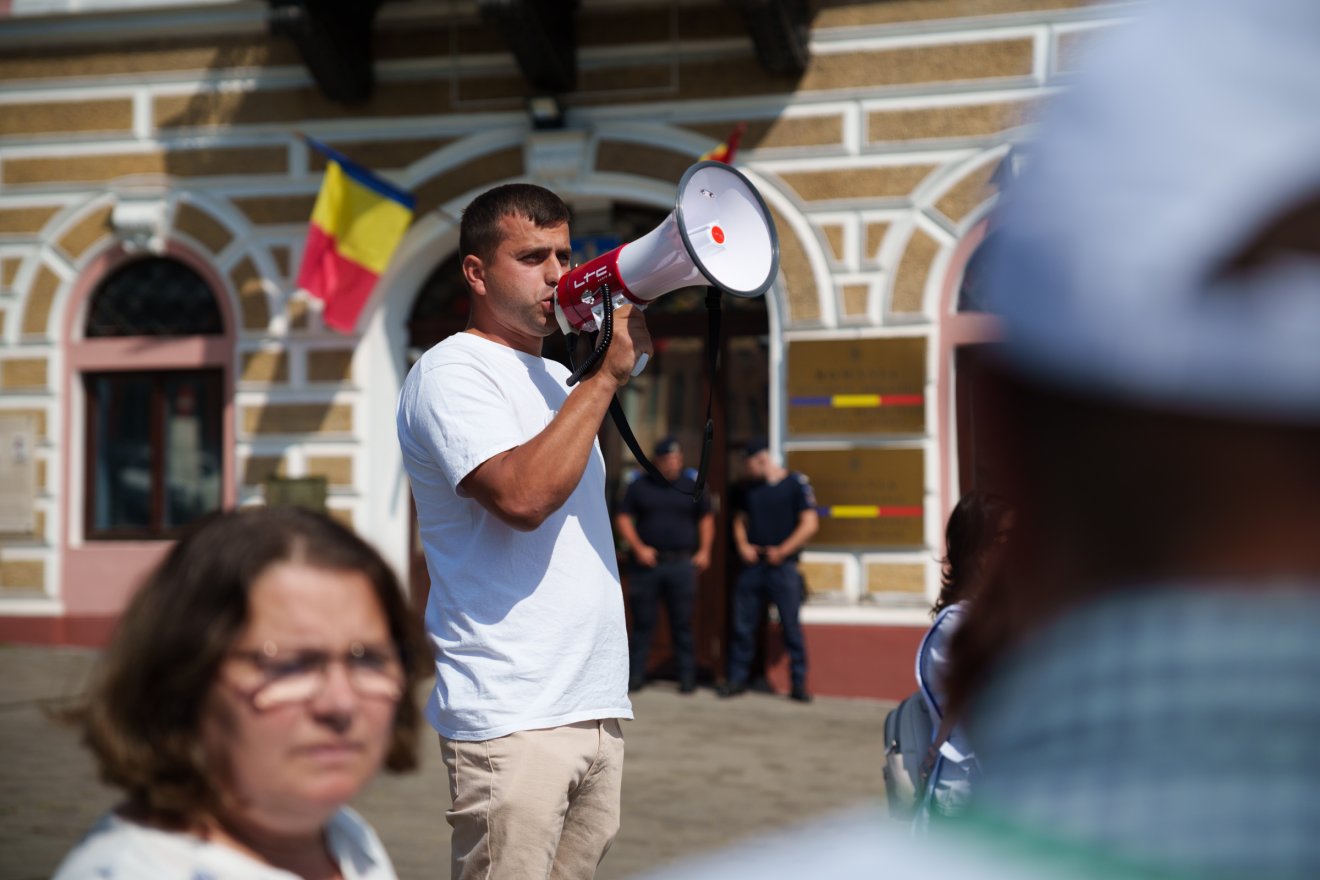 Moroianu Bogdan: a méltóságunk a tét •  Fotó: Tuchiluș Alex