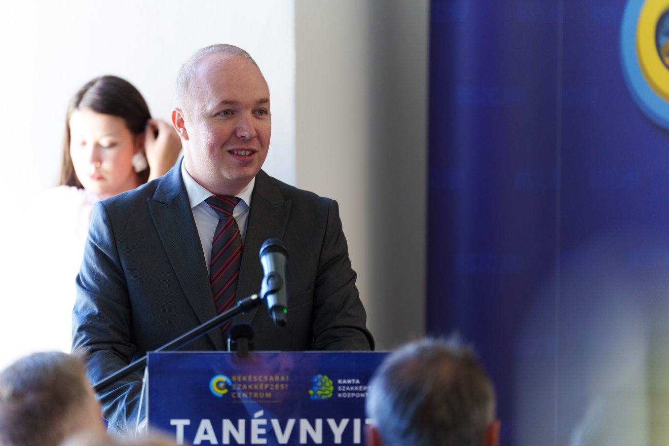 Pálmai Gergely, a magyar Kulturális és Innovációs Minisztérium szakképzésért felelős helyettes államtitkára is eljött • Fotó: Tuchiluș Alex