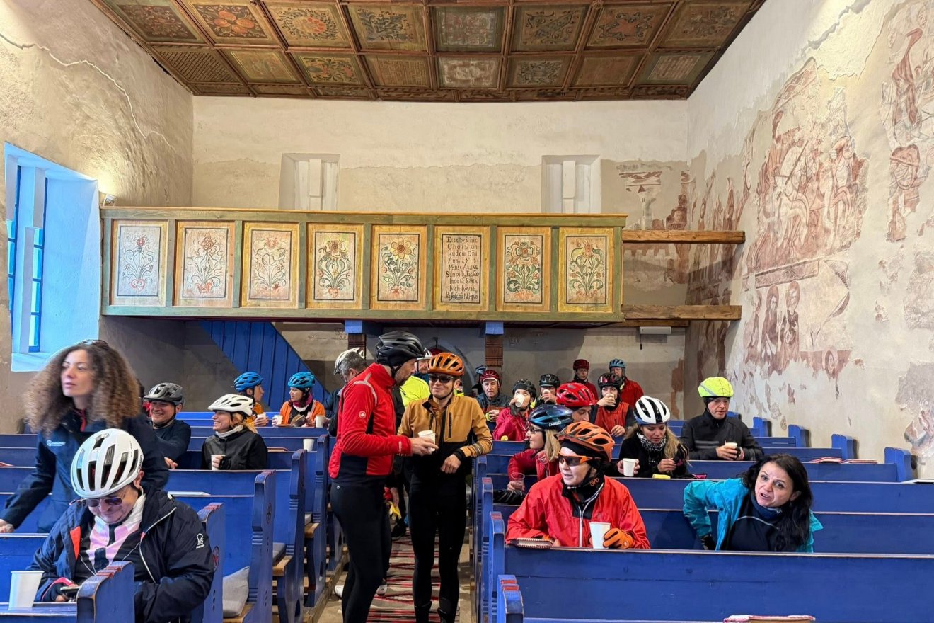 Az oklándi unitárius templom egy különleges kulturális felfedezés a vendégek számára •  Fotó: Lucian Mandruta/Facebook