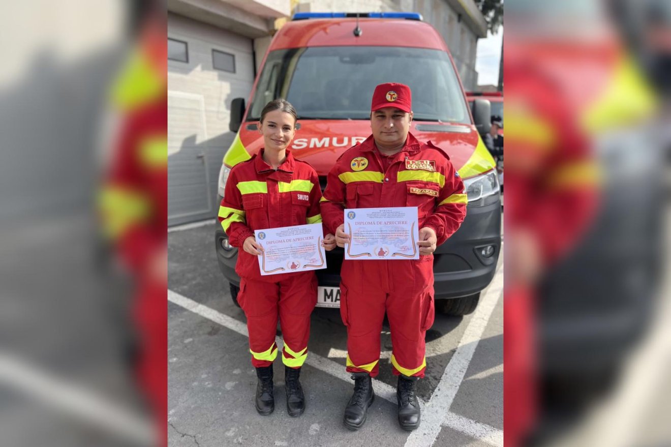 Bartos Mónika és Fazakas Botond elszántan dolgoznak a köz érdekében • Fotó: ISU Covasna/Facebook