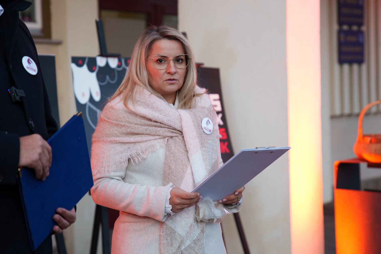 Domokos-Fejér Melinda: mentalitásváltásra van szükség, és az erőszak semmilyen formája nem elfogadott •  Fotó: Tuchiluș Alex