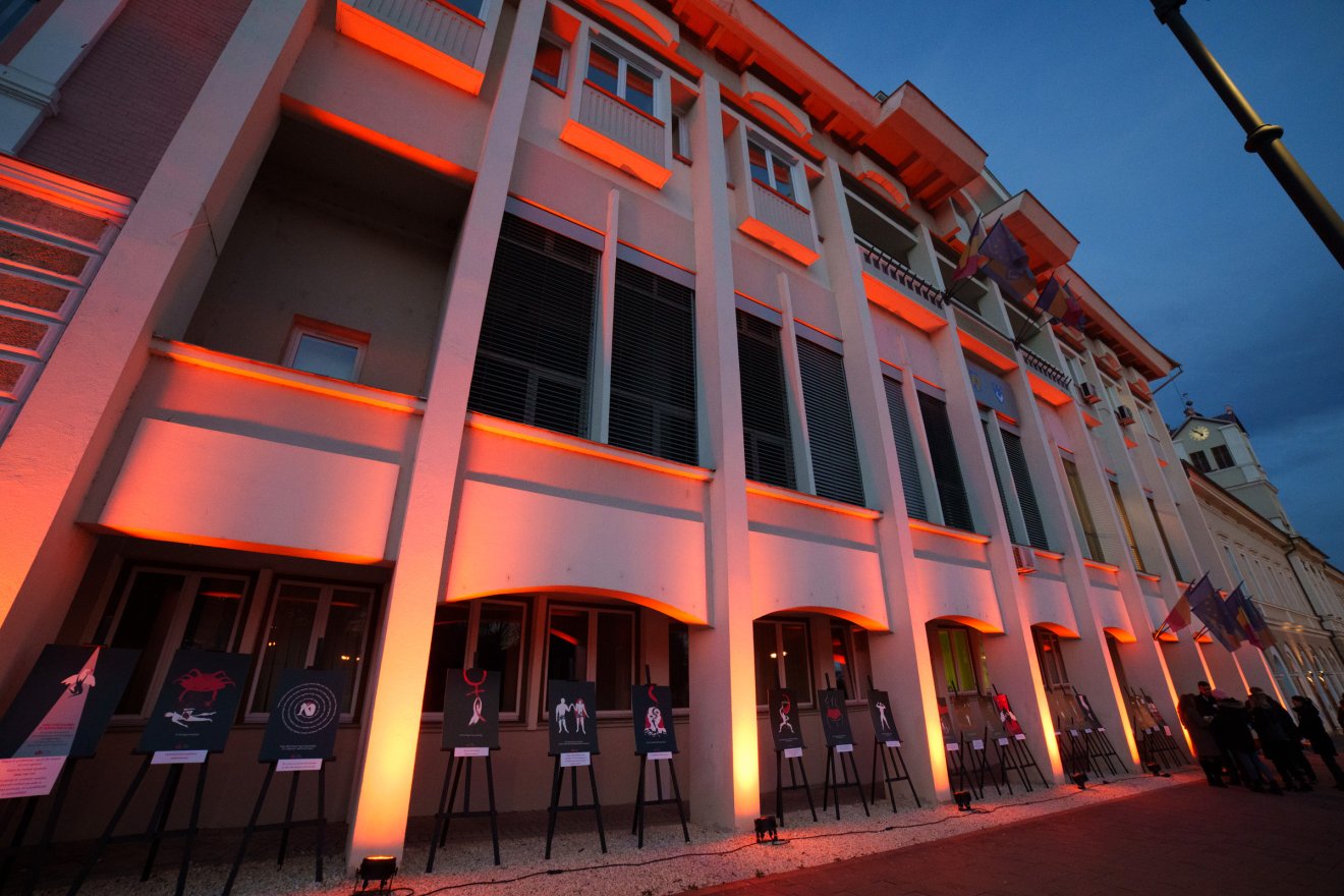 A narancsszín erőszakmentes jövő reményét szimbolizálja •  Fotó: Tuchiluș Alex