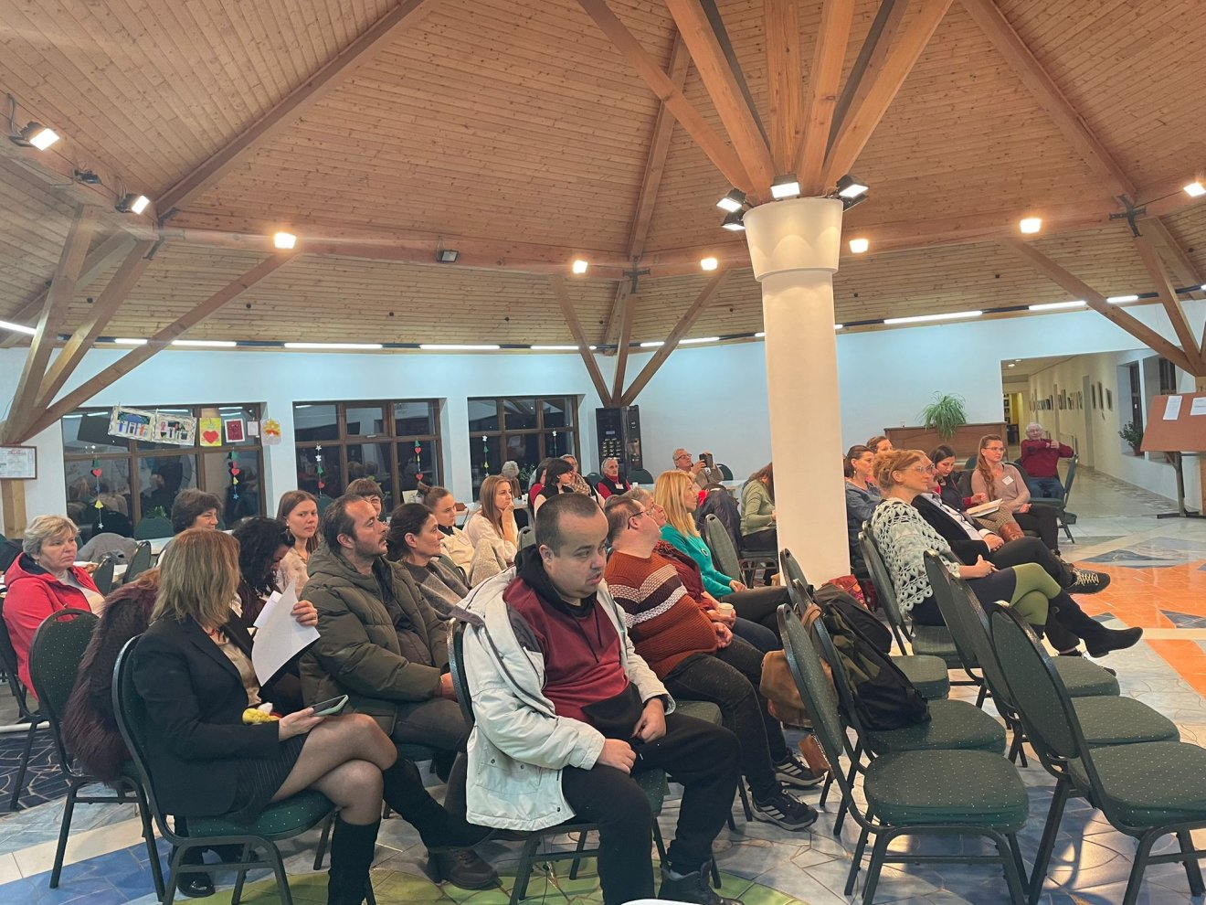 A díjkiosztón • Fotó: Trinfa Mária