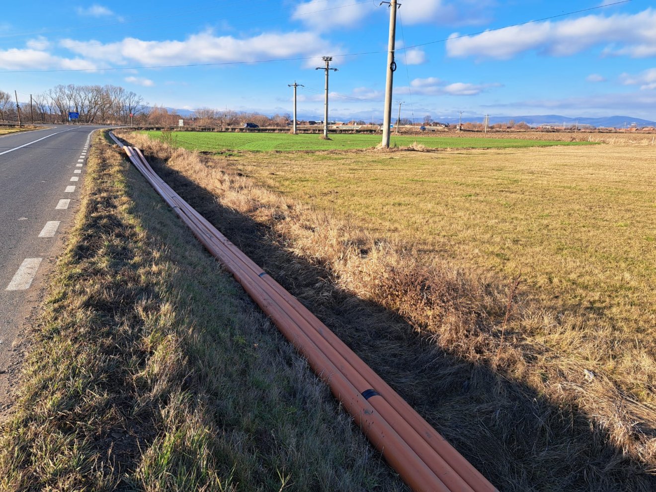 A nyomóvezetékeken keresztül fog a városba jutni a községek szennyvize &bullet;  Fotó: Farkas Orsolya