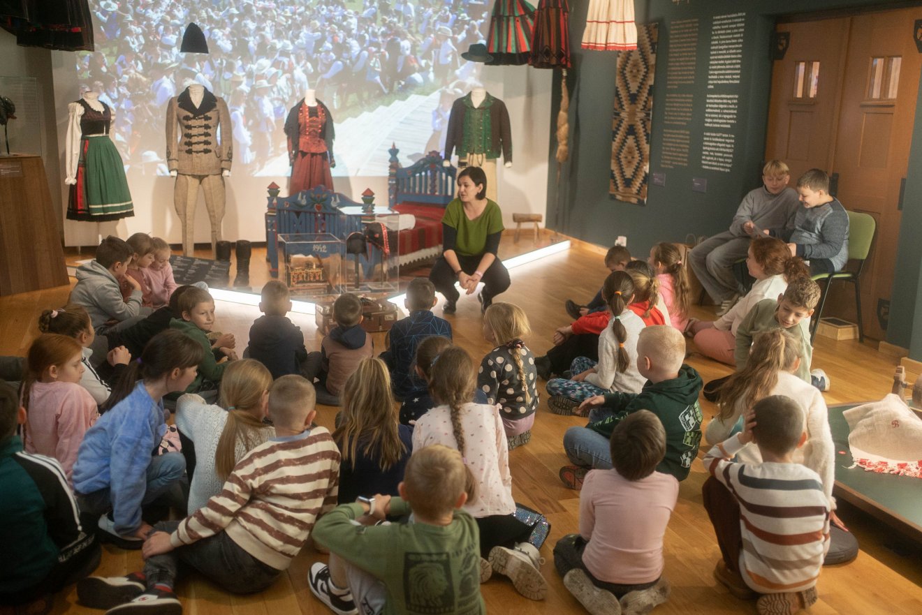 Múzeumpedagógiai foglalkozás a Székely Nemzeti Múzeumban &bullet;  Fotó: Turulmadár Egyesület