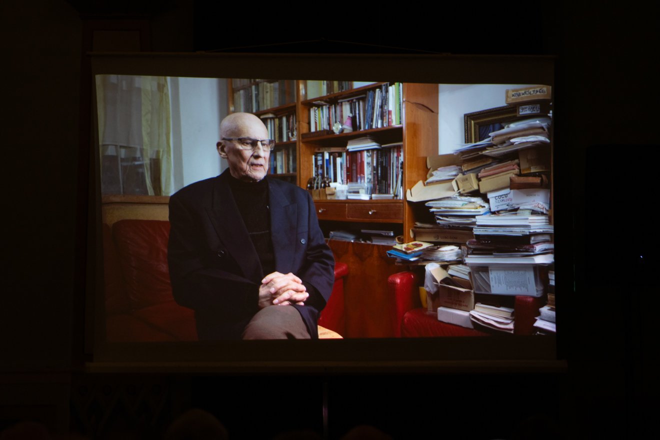 Dr. Ütő Gusztáv egészségügyi okok miatt nem tudott megjelenni, díját Vetró-Bodoni Barnabás vette ét &bullet;  Fotó: Csulak Zoltán