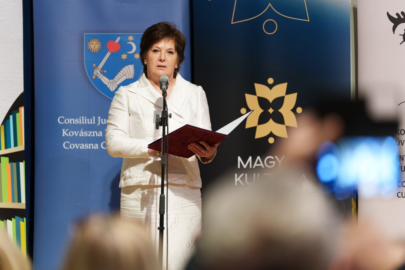 Závogyán Magdolna, a Kulturális és Innovációs Minisztérium államtitkára &bullet;  Fotó: Tuchiluș Alex
