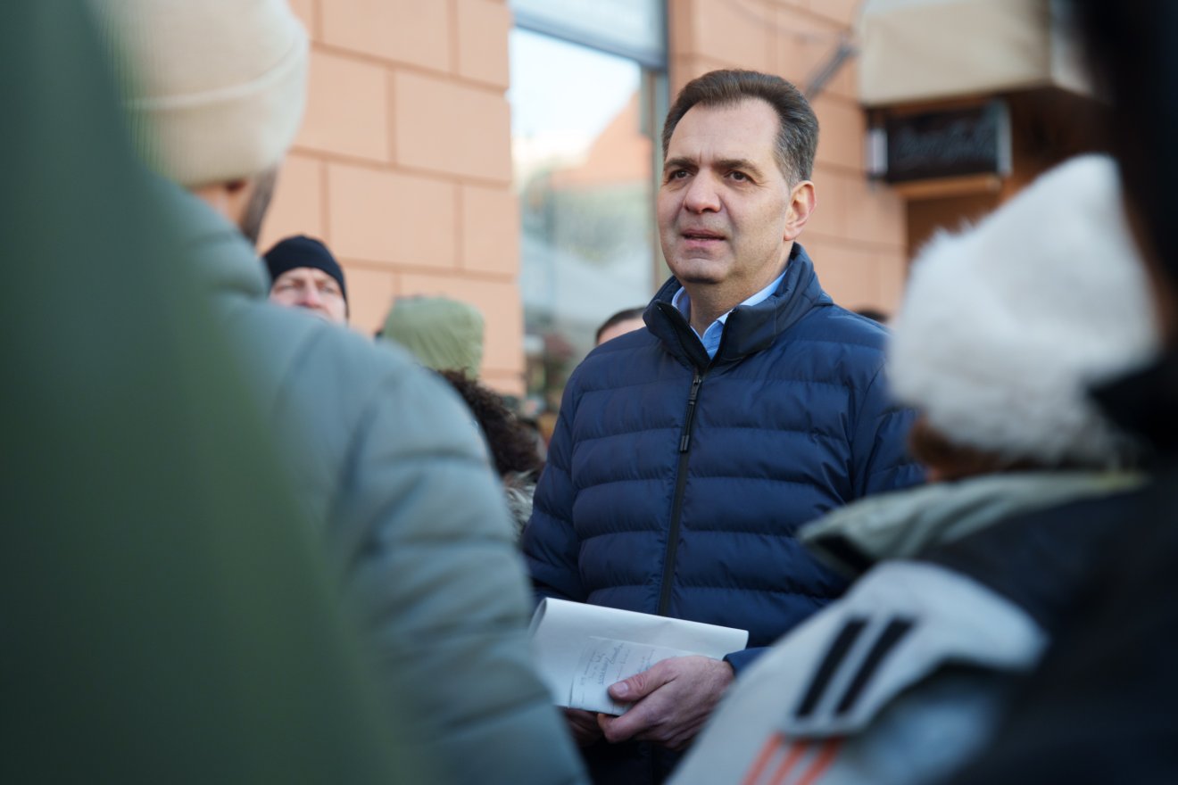 Antal Árpád: minden egy lej után, amit befizetnek, mi tíz lejnyi európai uniós forrást hozunk Sepsiszentgyörgyre &bullet;  Fotó: Tuchiluș Alex