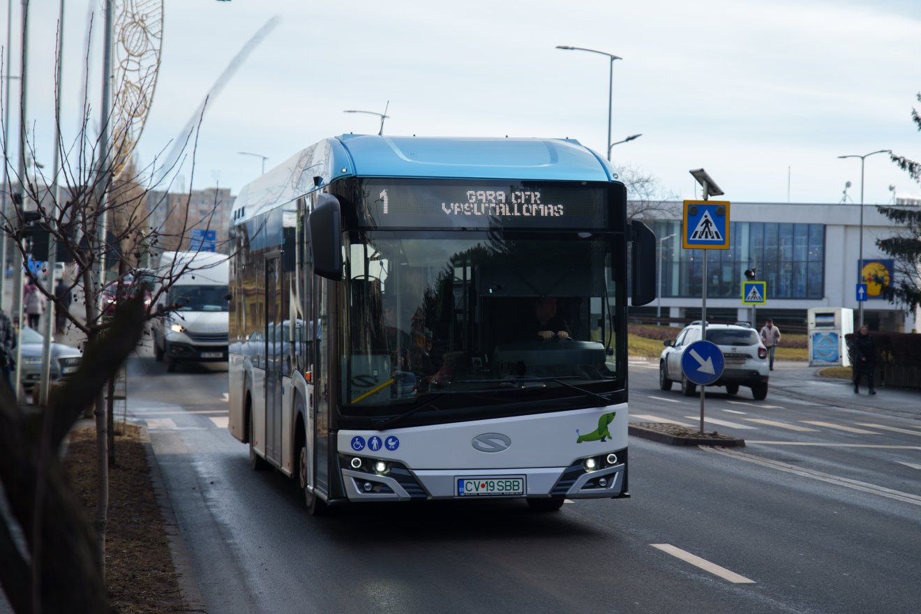 Az elektromos buszok töltését szolgáló rendszer összköltsége több mint 11,2 millió lej (áfával), de az önkormányzat reméli, hogy uniós pályázati támogatással sikerül kipótolni az e célra rendelkezésre álló forrásokat &bullet;  Fotó: Tuchiluș Alex