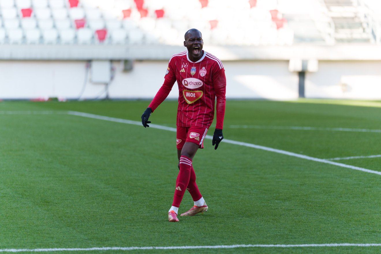 Moses Mawa győztes góllal mutatkozott be a csapatban, bízik a jó folytatásban &bullet;  Fotó: Tuchiluș Alex
