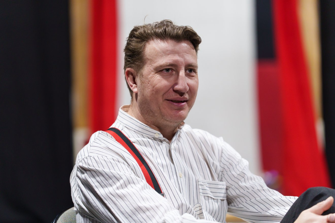 Fazakas Levente, az előadás zeneszerzője &bullet;  Fotó: Tuchiluș Alex