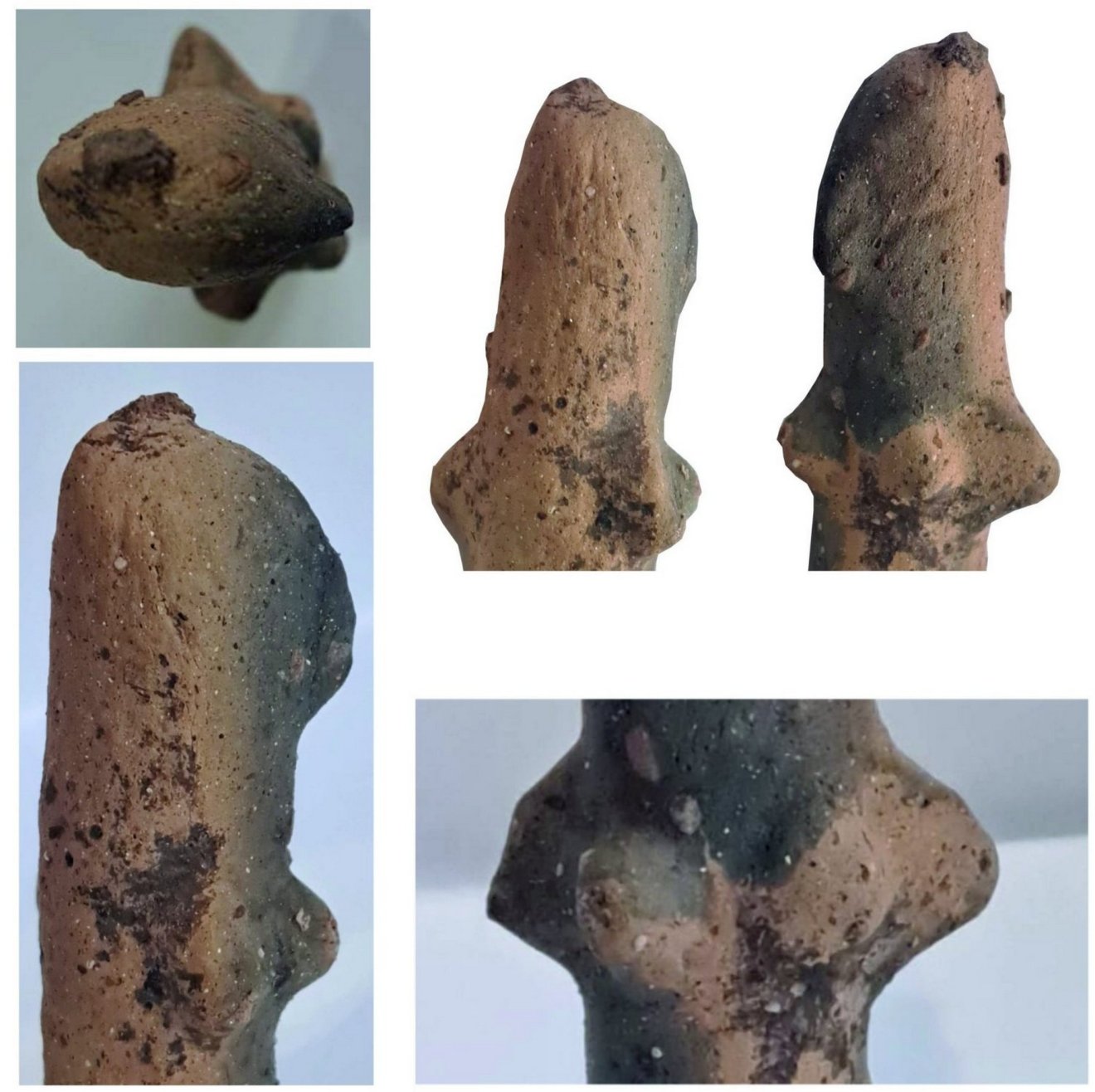 „Csinos” nőt ábrázol a neolitikumból származó agyagszobrocska, mely nem hasonlít a dús női idomokat hangsúlyozó korabeli termékenység-szimbólumokra &bullet;  Fotó: Keleti Kárpátok Múzeuma/Facebook