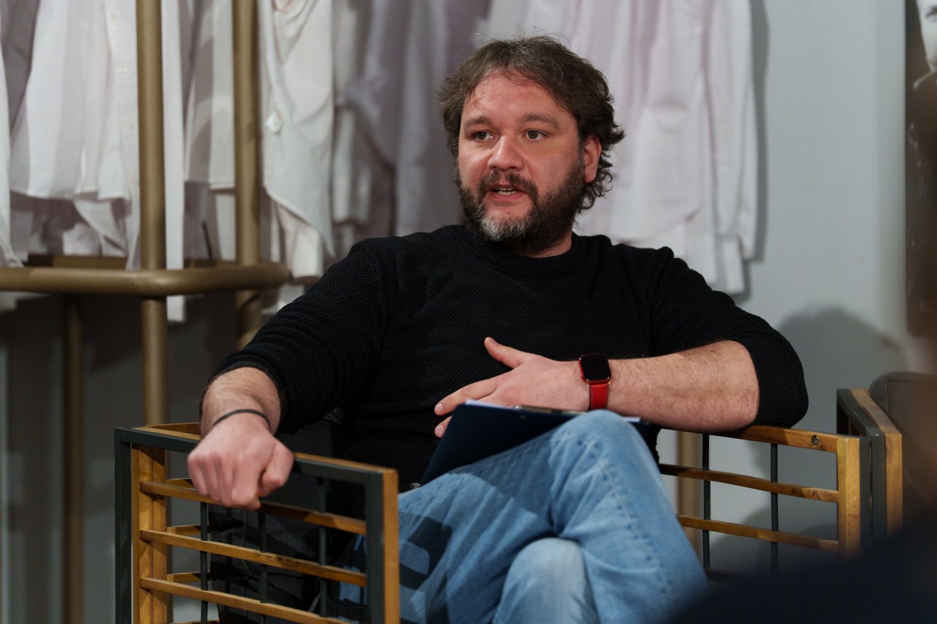 Albu István színházigazgató a felújítási munkálatok miatti költözésről is beszélt &bullet;  Fotó: Tuchiluș Alex