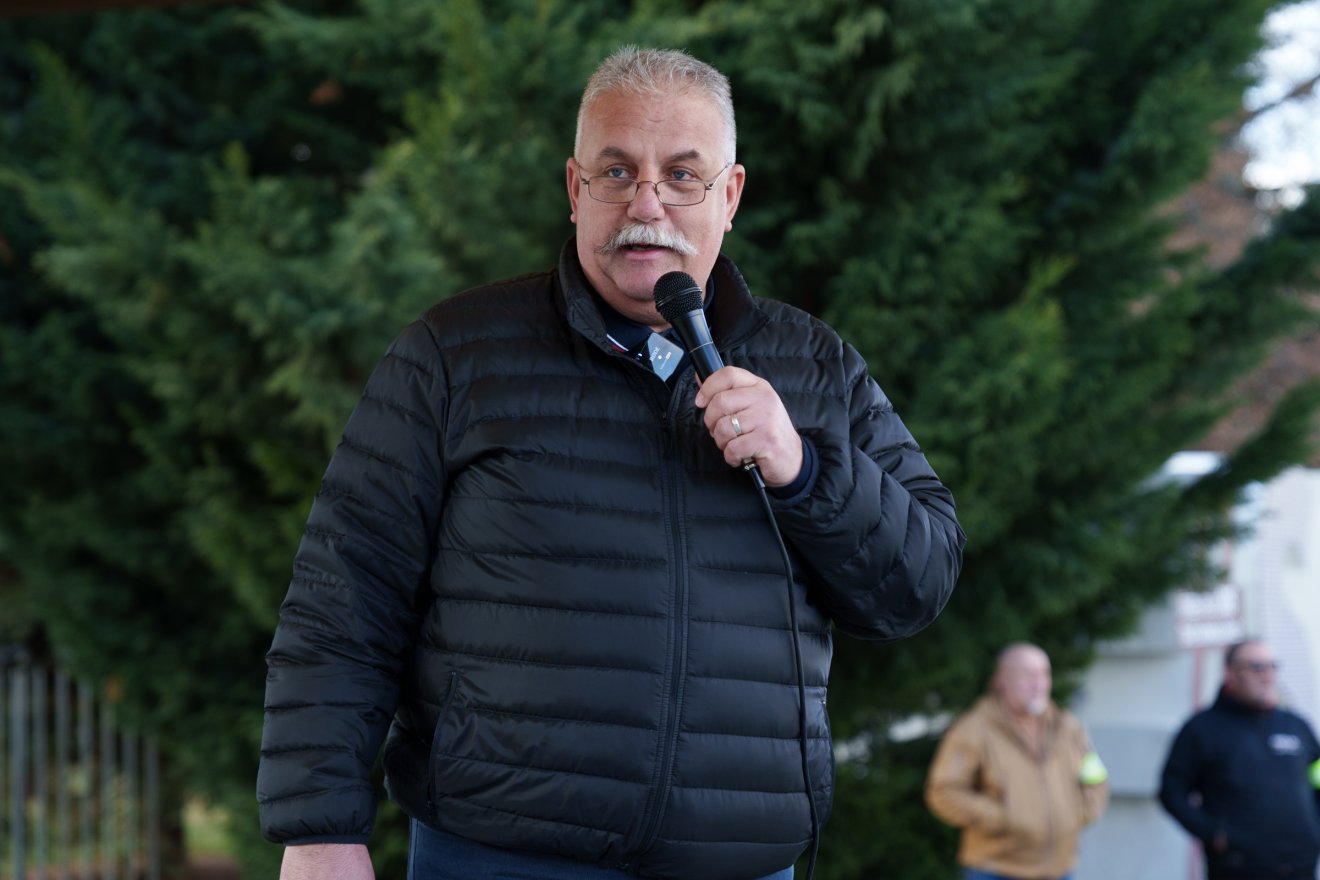 Fazakas Péter, a tüntetés kezdeményezője további tiltakozásokat helyezett kilátásba &bullet;  Fotó: Tuchiluș Alex