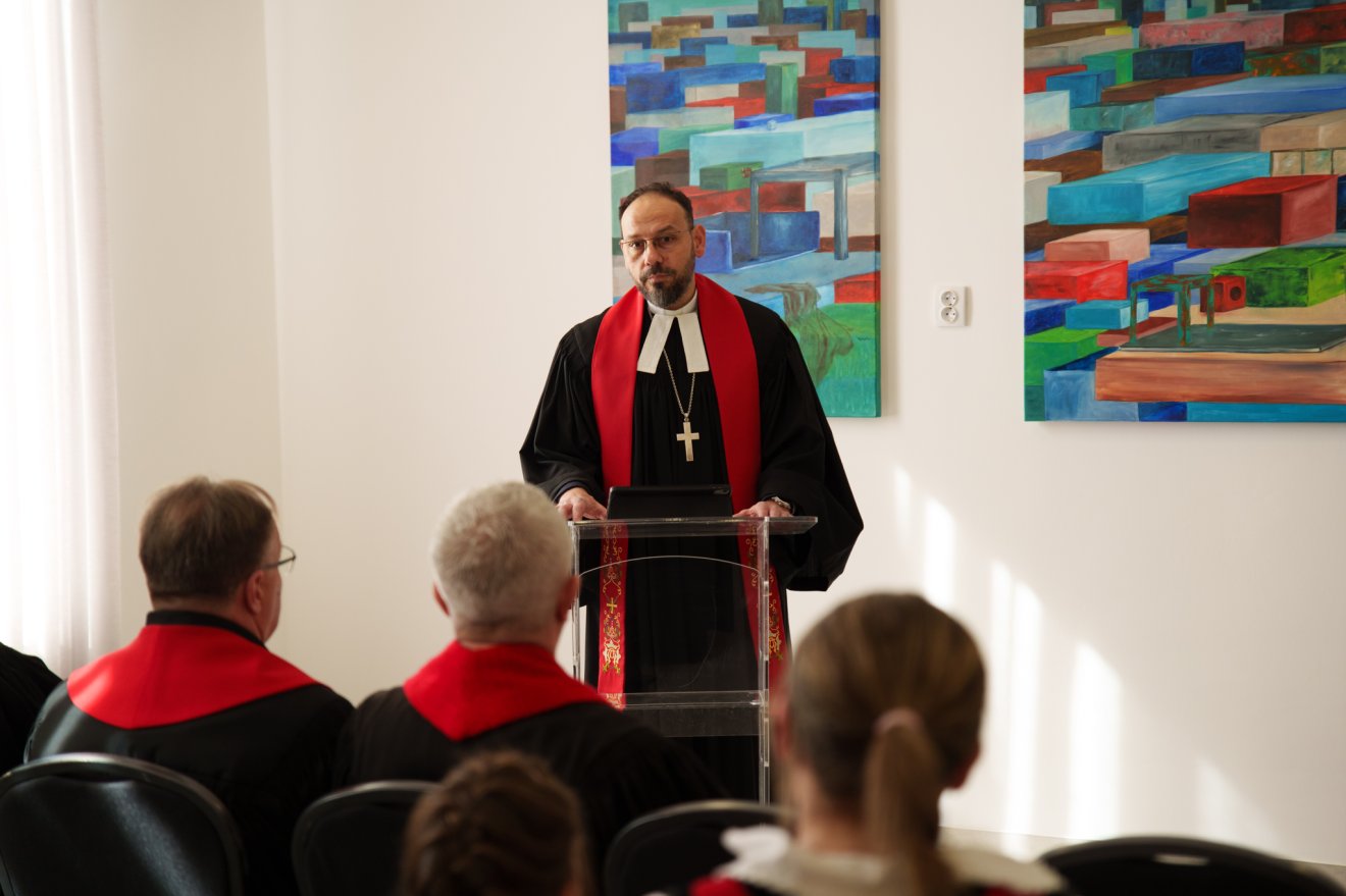 Fehér Attila: nagy öröm számunkra, hogy Fogarason valami szépet és maradandót tudunk létrehozni &bullet;  Fotó: Tuchiluș Alex