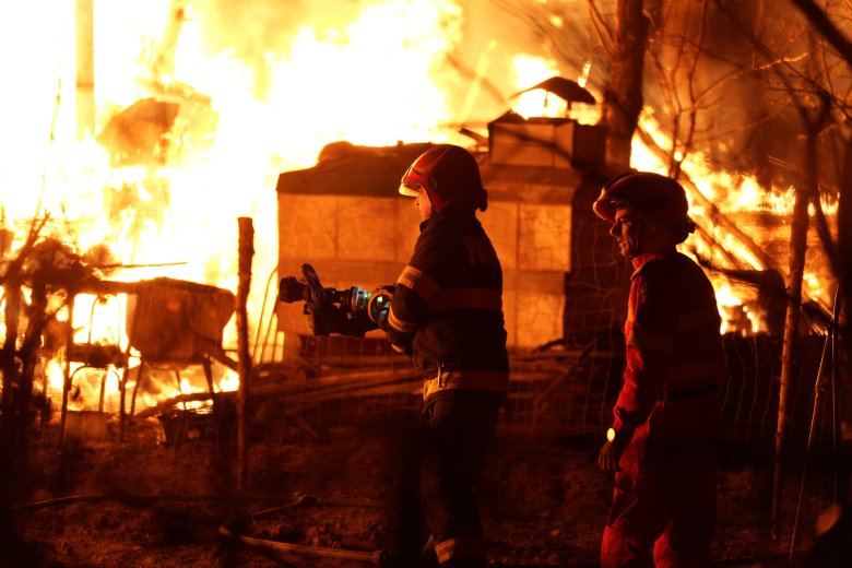 Nem tudni pontosan, hogy mi okozhatta a sepsiszentgyörgyi benzinkúthoz közeli tűzesetet