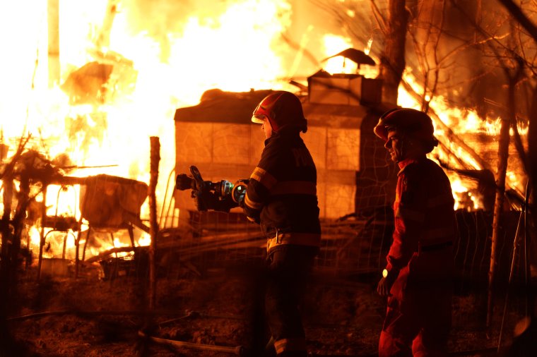 Nem tudni pontosan, hogy mi okozhatta a sepsiszentgyörgyi benzinkúthoz közeli tűzesetet