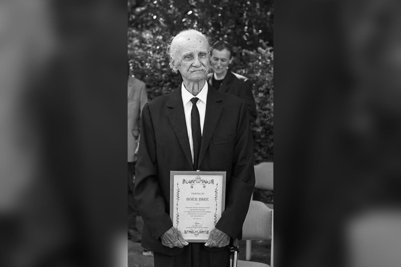 101. életévében elhunyt Boér Imre úzvölgyi veterán, Barót meghatározó személye • Fotó: Tamás Sándor/Facebook