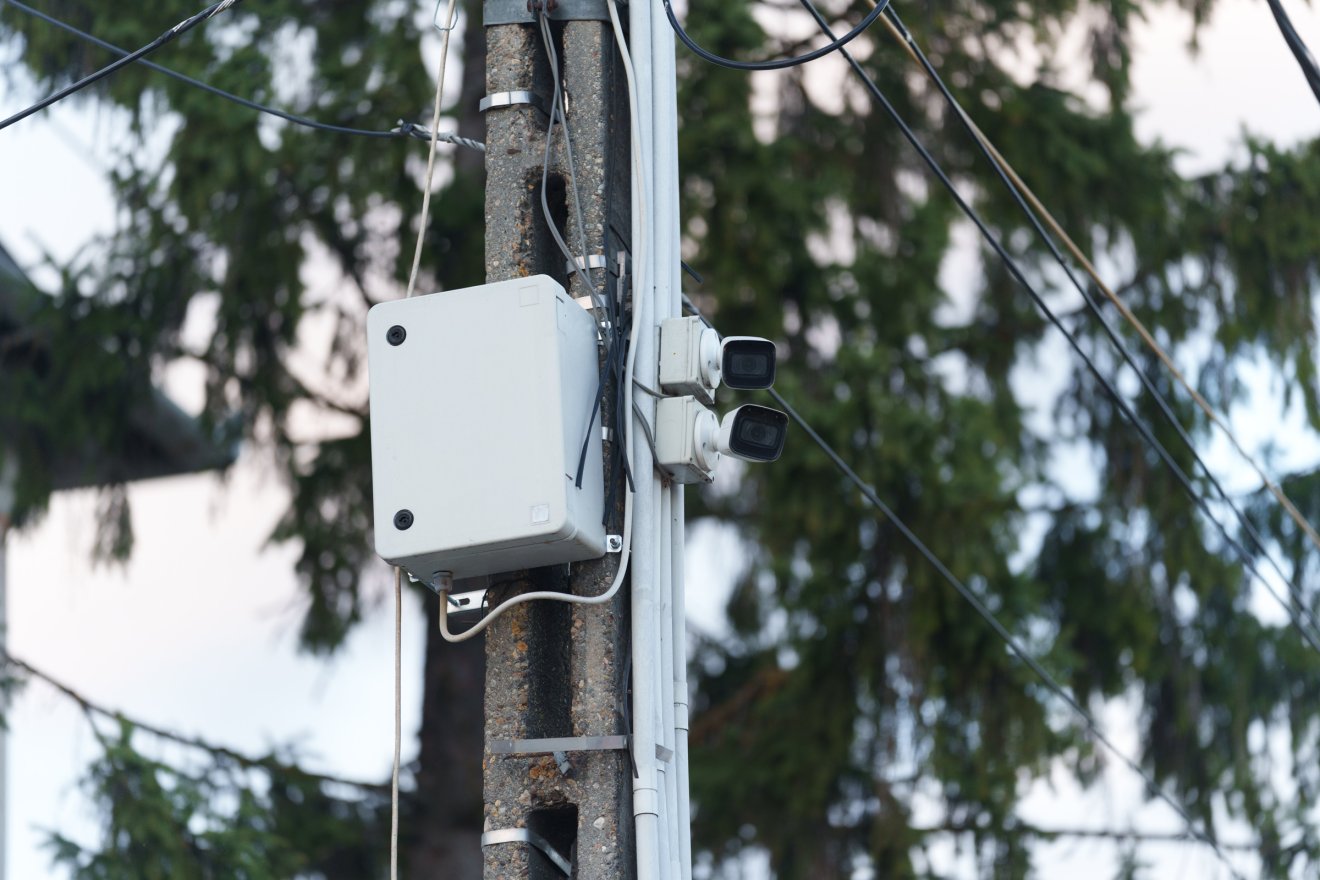 A baróti helyi tanács most a térfigyelő kamerák beüzemelésén dolgozik &bullet;  Fotó: Tuchiluș Alex