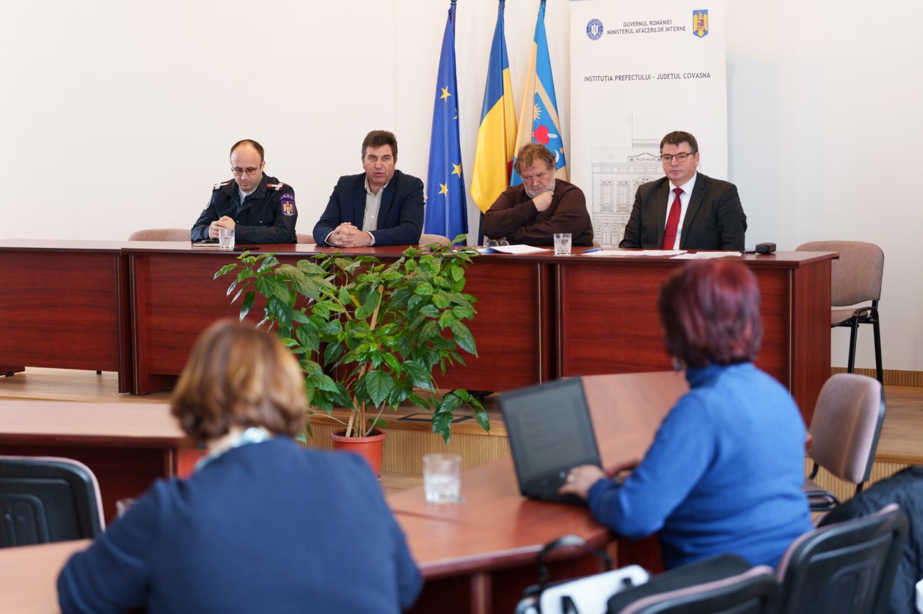 Az árvízhelyzetről tájékoztattak az illetékes szervek &bullet;  Fotó: Tuchiluș Alex