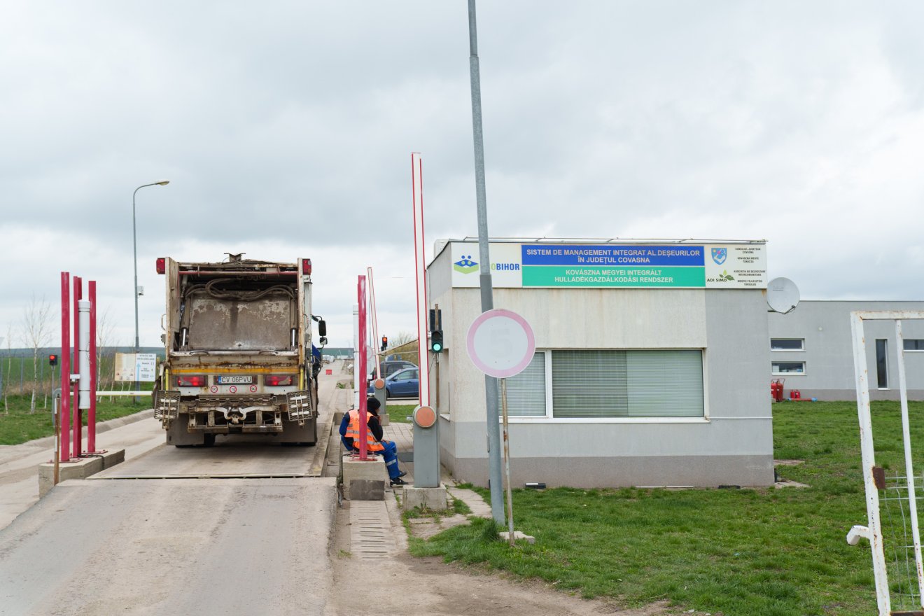 A lécfalvi központot októbertől a Kovászna megyéhez tartozó EcoKov veszi át &bullet;  Fotó: Tuchiluș Alex