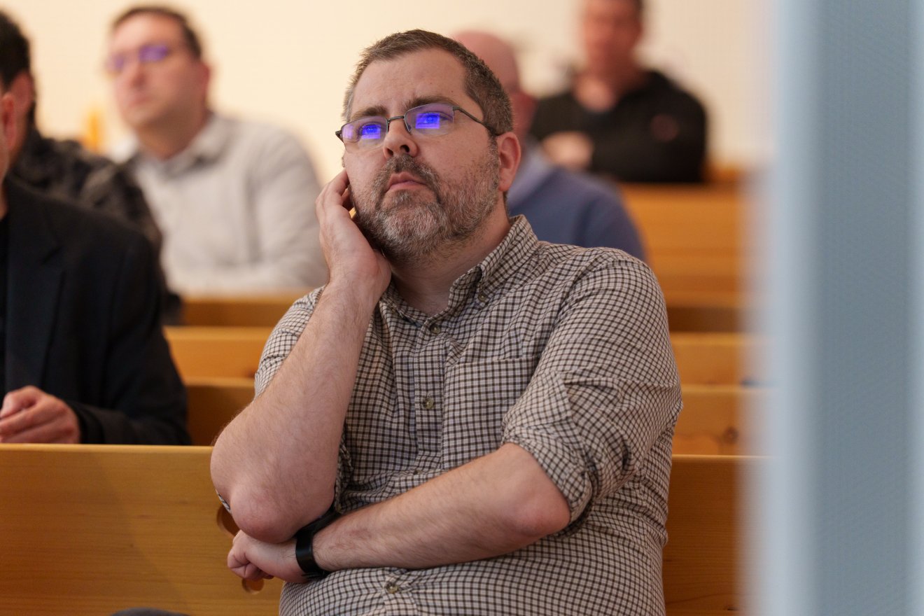 Tóth-Bartos András történész, a Székely Nemzeti Múzeum munkatársa, az esemény egyik főszervezője &bullet;  Fotó: Tuchiluș Alex