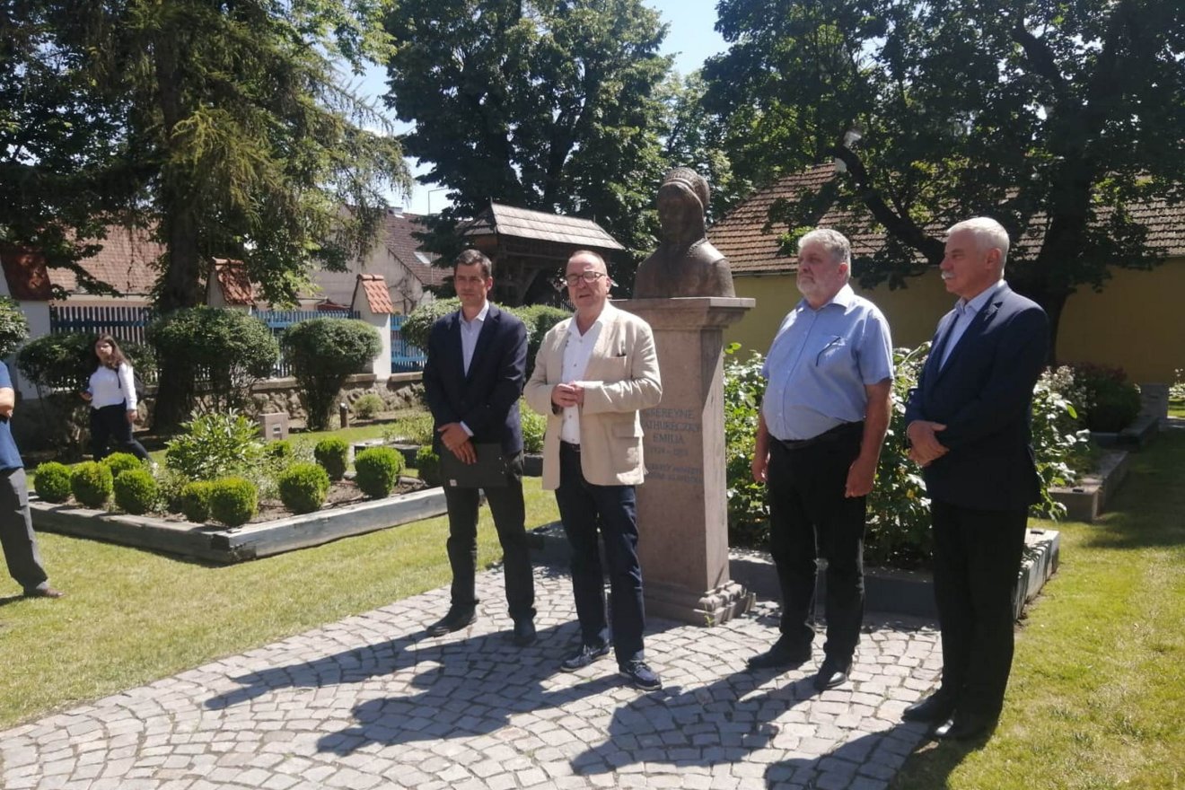 Németh Zsolt a székely himnusz jelentőségére mutatott rá &bullet;  Fotó: Bodor Tünde