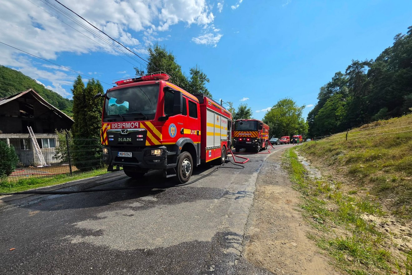 Lakóház gyulladt ki a Maros megyei Kásván