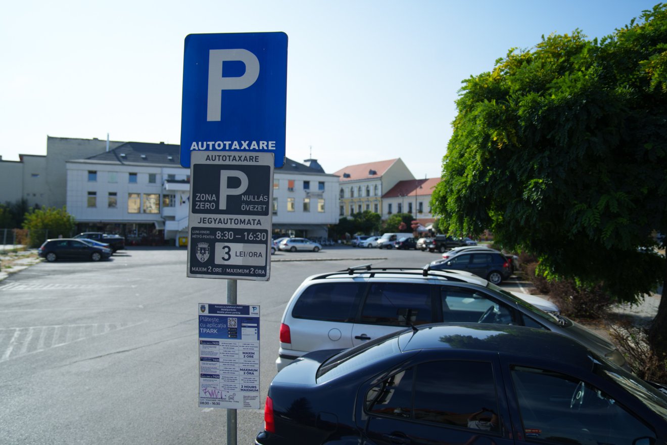 Készpénzes parkolást is kér a prefektúra Sepsiszentgyörgyön