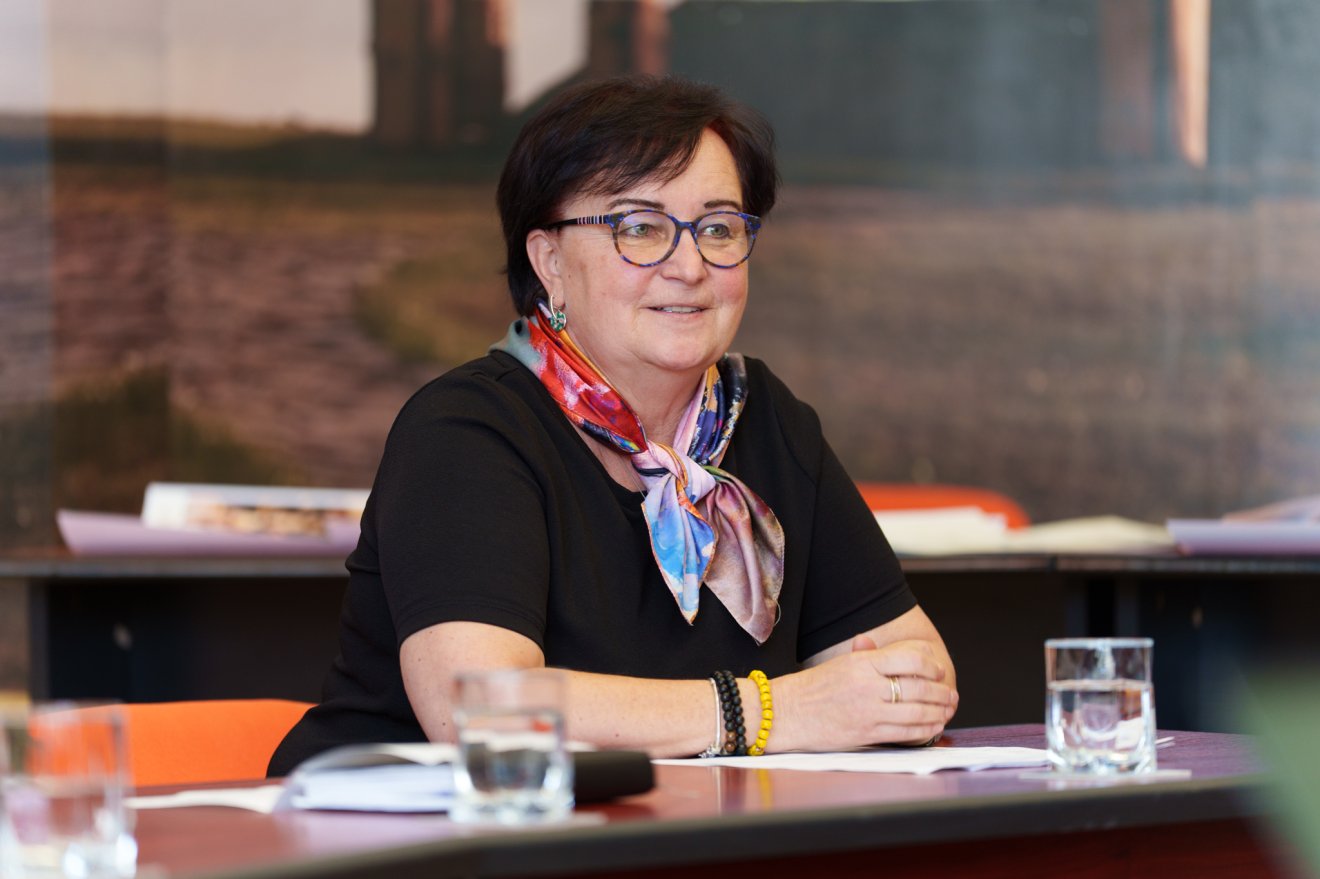 Incze Tünde, a marosvásárhelyi Kultúrpalota osztályvezetője &bullet;  Fotó: Tuchiluș Alex