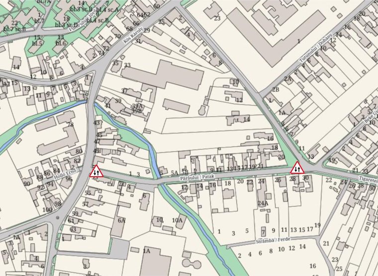 Forgalomváltozás egy sepsiszentgyörgyi utcában