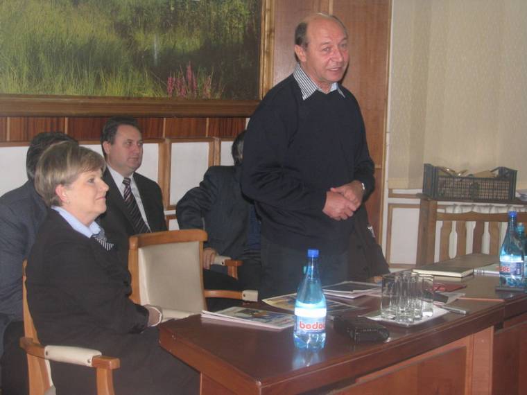 Kovásznára látogatott Traian Băsescu