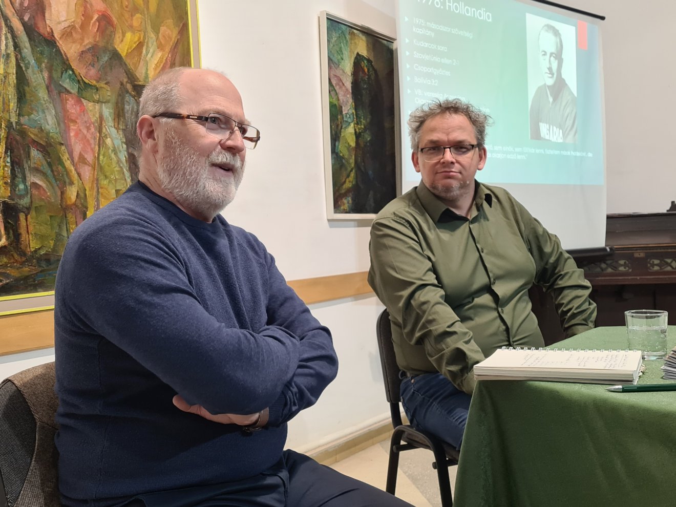 Benkő Levente és Killyéni András beszélgetett a közönséggel •  Fotó: Demeter Zoltán
