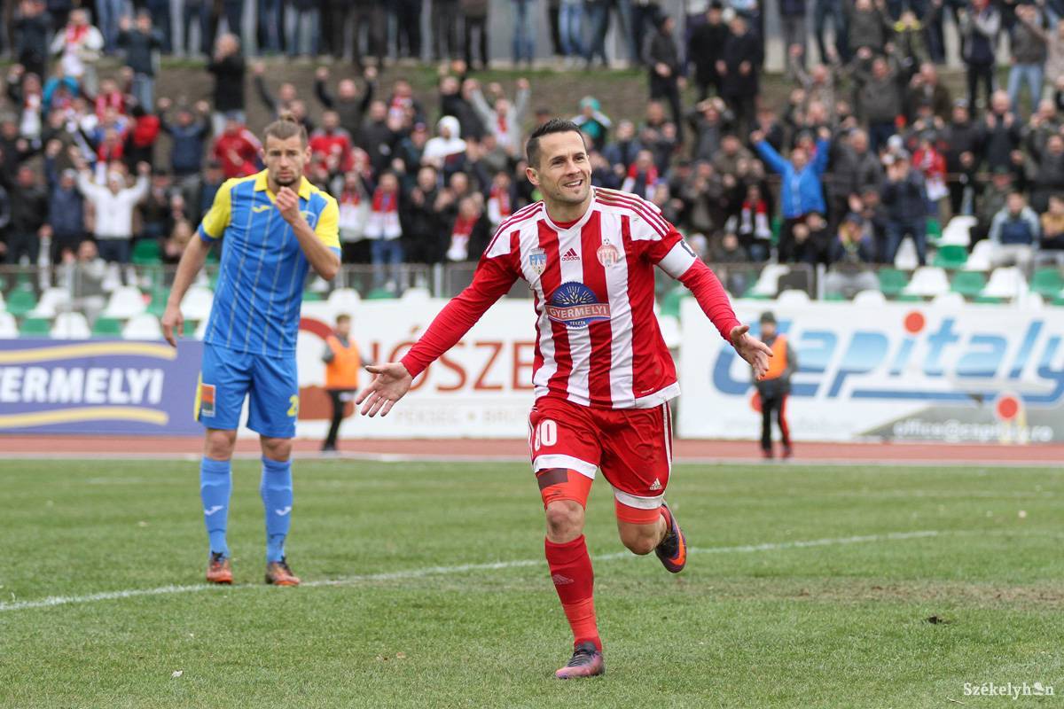 Az utóbbi időben kevés meccsen játszott a szentgyörgyi csatár. Archív •  Fotó: Pál Árpád