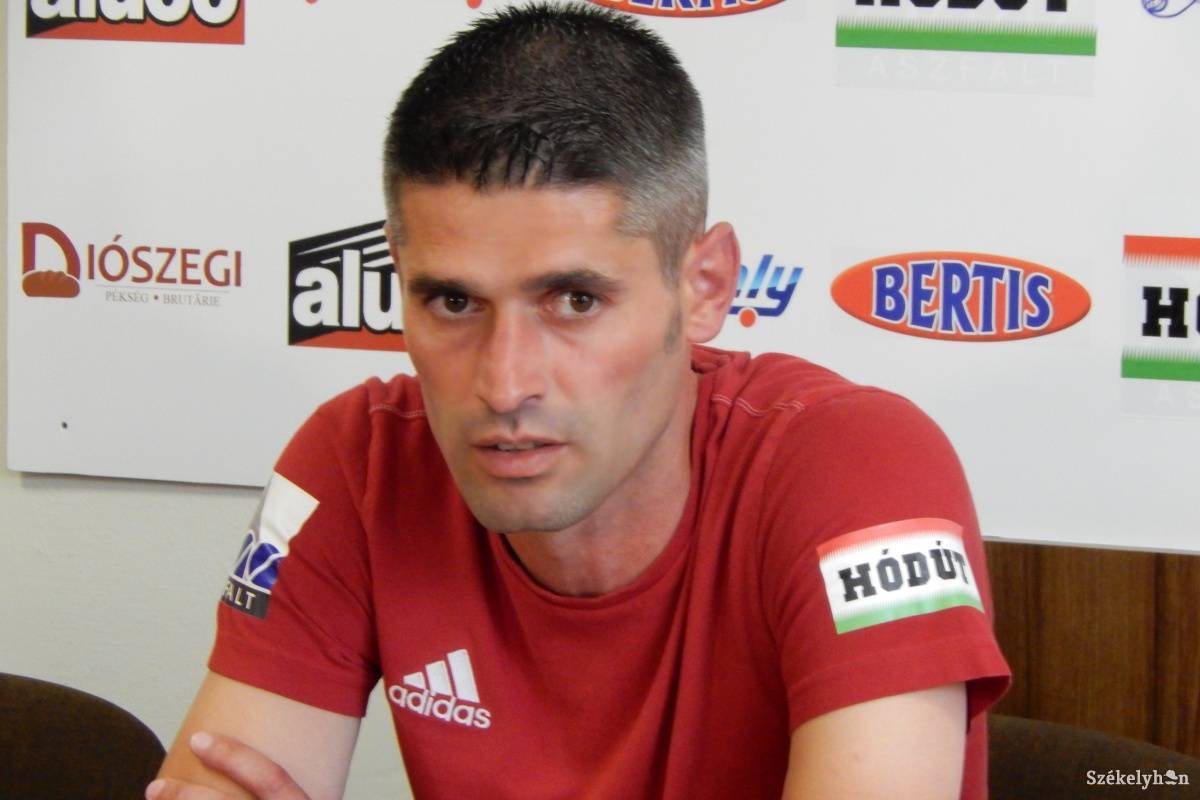 Valentin Suciu úgy véli, a Sepsi OSK még nem nőtt fel az élvonalbeli szerepléshez •  Fotó: Sánta Imre