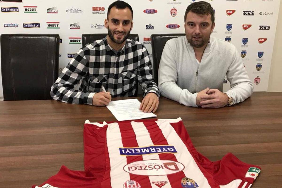 Oliveira neve ismerős lehet az NB1 követőinek, éveken keresztül a Videotont erősítette •  Fotó: Facebook/Sepsi OSK