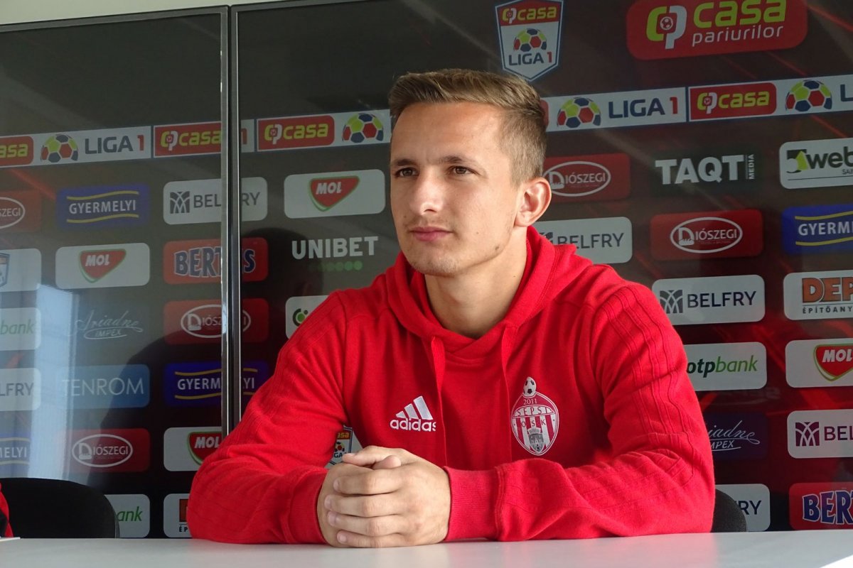 Marius Ștefănescu az előző szezonban a Kézdivásárhelyi SE játékosa volt •  Fotó: Sánta Imre
