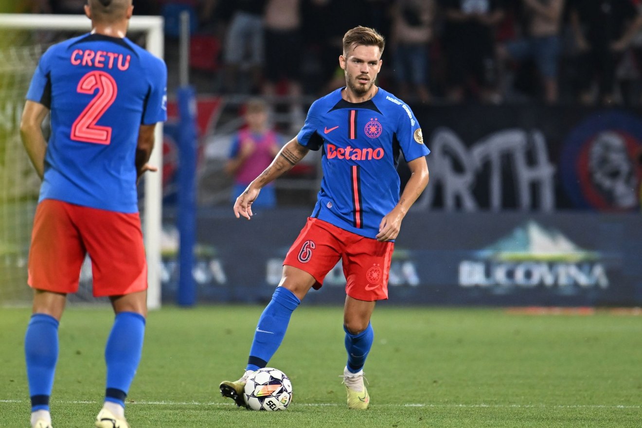 Denis Haruț felbontotta szerződését az FCSB-vel, szabadon igazolhatóként érkezik •  Fotó: Facebook/FCSB