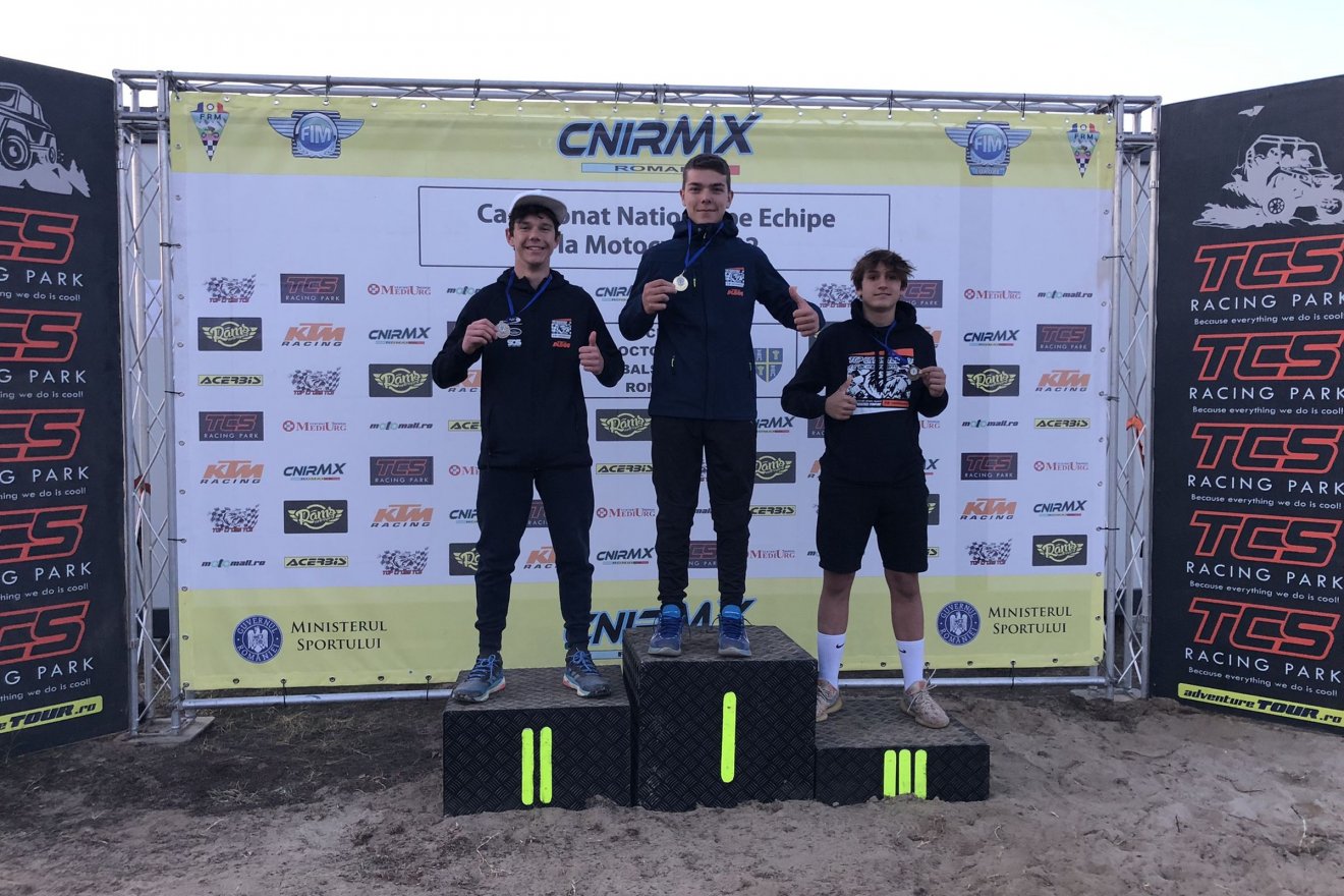 Tavaly a román és a Balkán-bajnokságot is megnyerte az MX Junior 125-ös kategóriában •  Fotó: Ördög István személyes archívuma