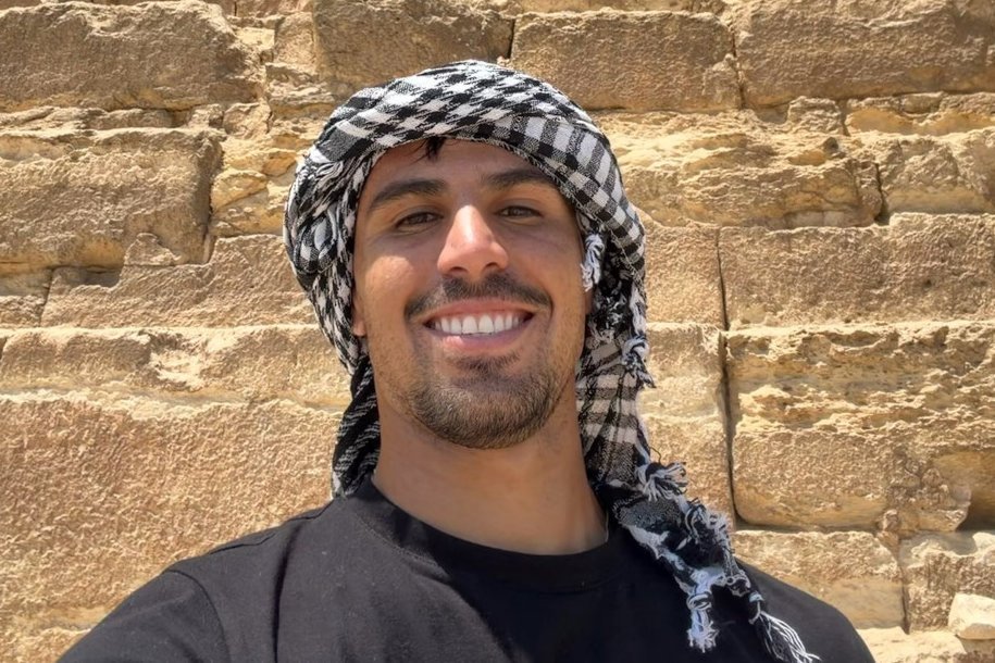 Csíkszeredából a fáraók földjére: remekül érzi magát Egyiptomban  a brazil szélső &bullet;  Fotó: Instagram/andersonceara99