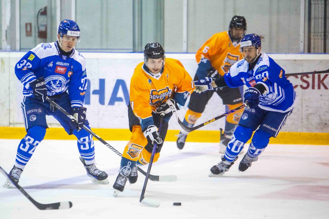 Új kihívások előtt áll a háromszéki jégkorongcsapat &bullet;  Fotó: Máté Bence/Háromszéki Ágyúsok
