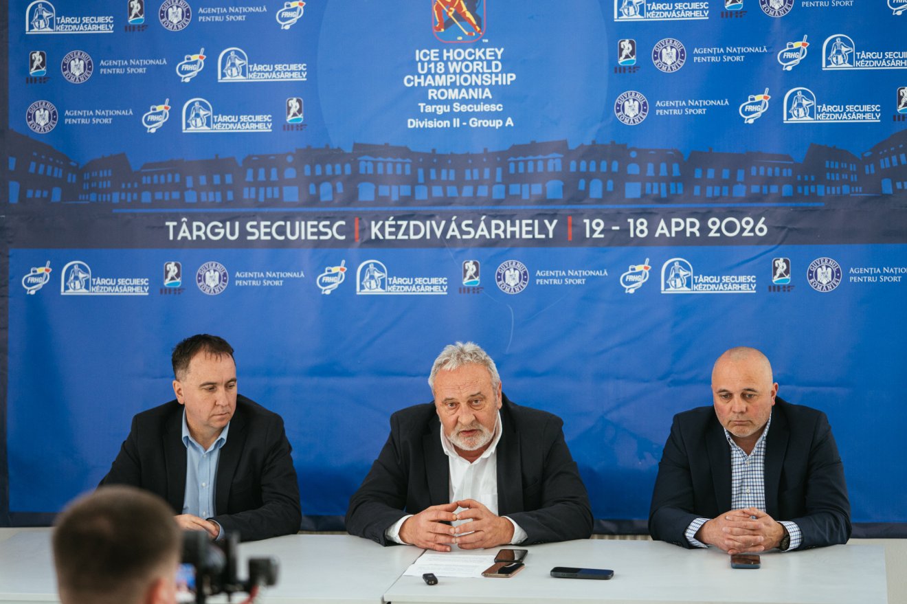 A legfrissebb részleteket és az előkészületek állását sajtótájékoztatón ismertette Nagy Attila Ferenc, Bokor Tibor és Miklós Ervin &bullet;  Fotó: Dénes Botond