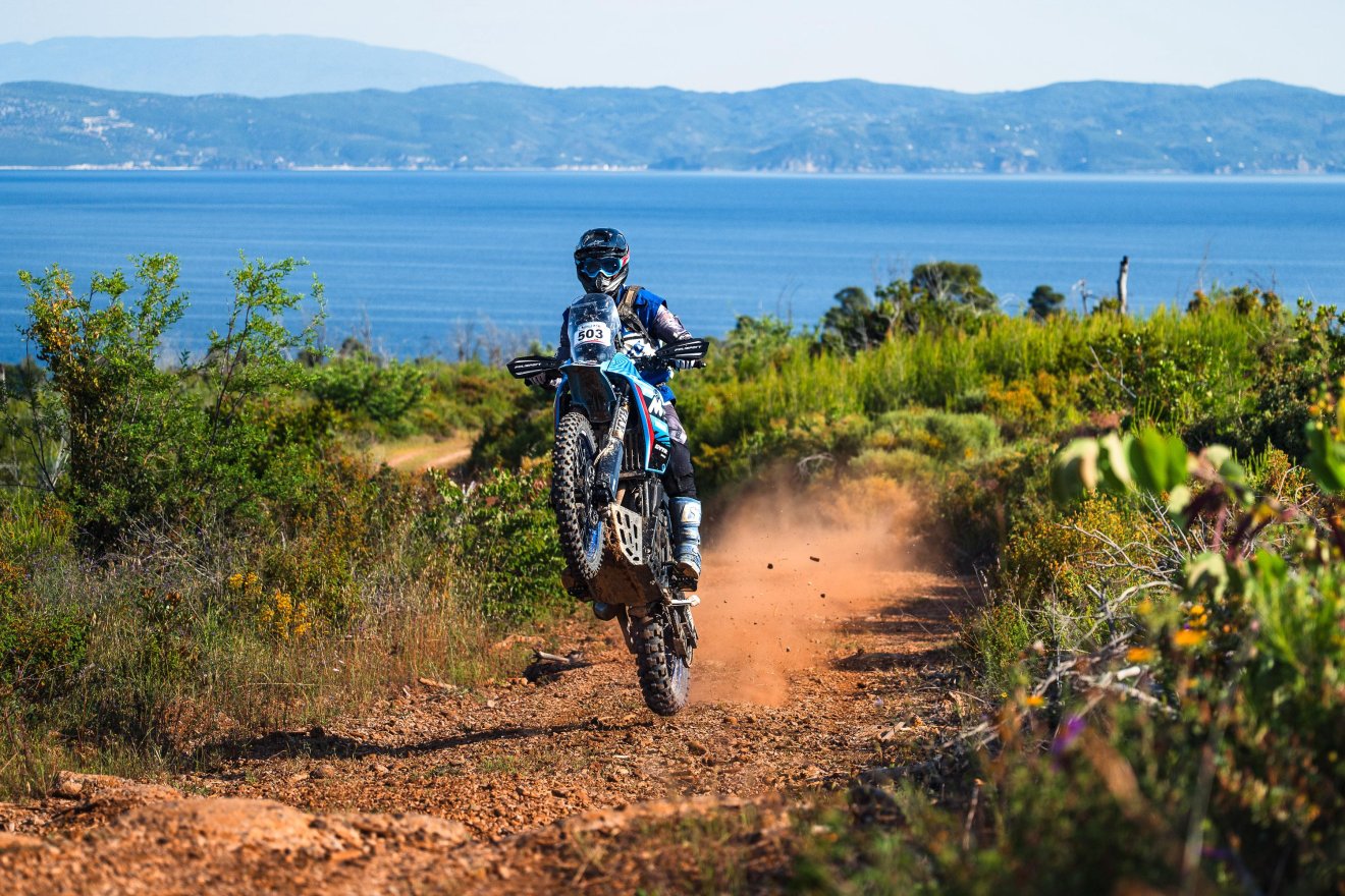 Balszerencsés kiesése ellenére is helytállt Tompa Krisztián a Hellas Rallyn &bullet;  Fotó: Actiongraphers