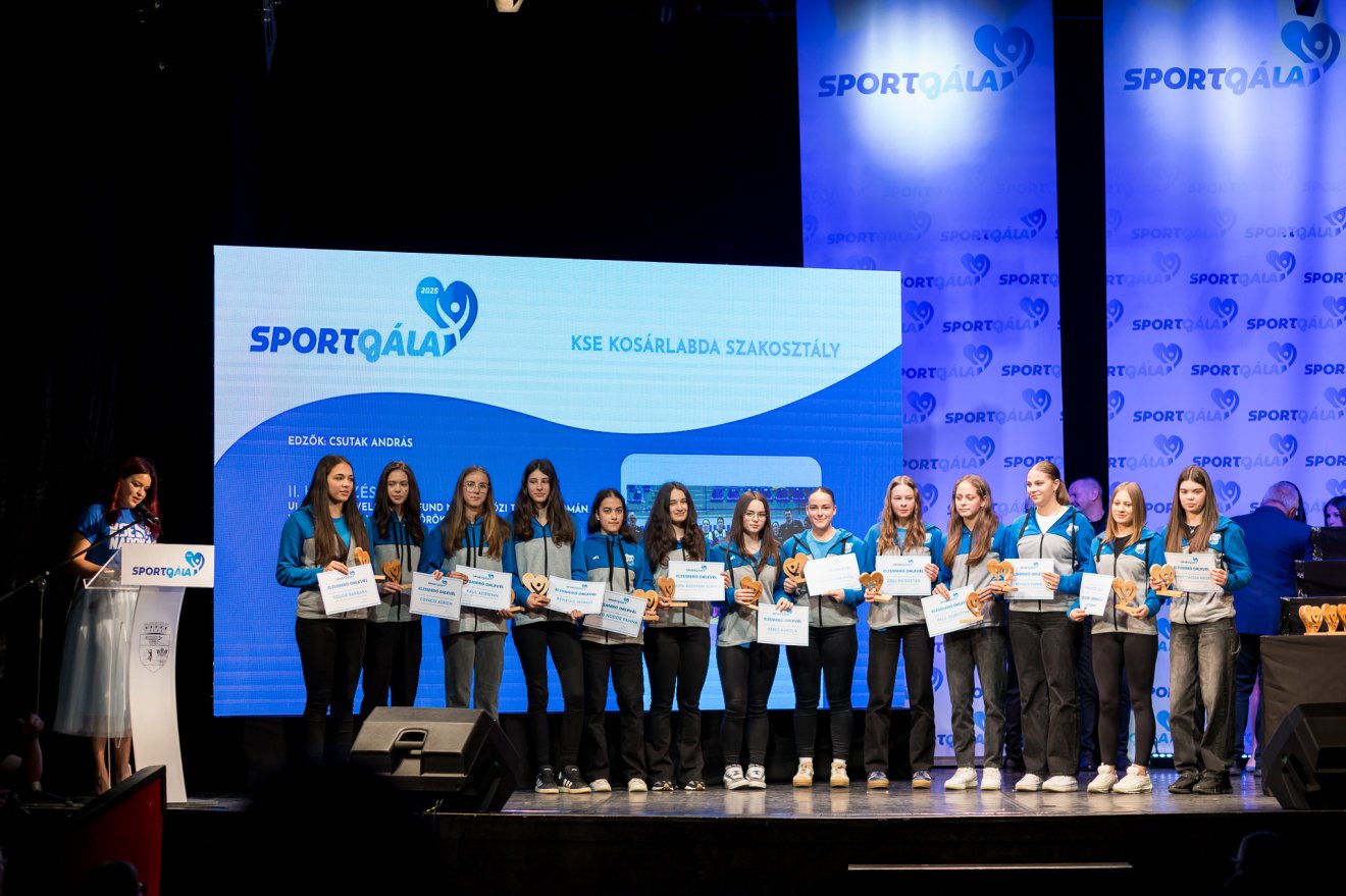 A sportolók egész éves munkájukért kaptak elismerést •  Fotó: Kézdivásárhely önkormányzata/Facebook