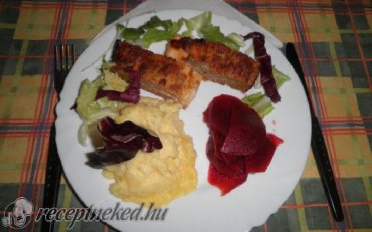 Krémsajtos fasírozott