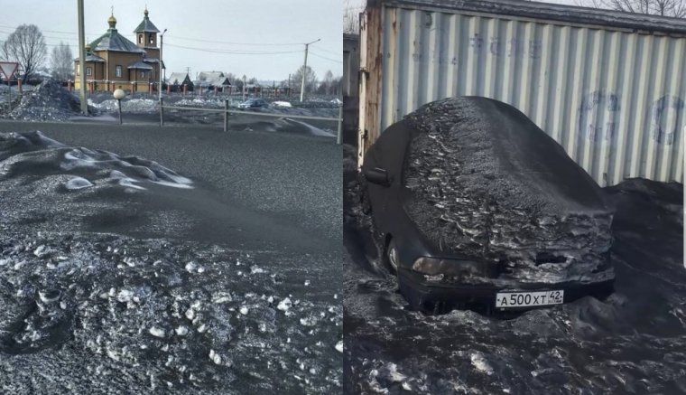 Fekete hó hullott Szibériában, egy szénfeldolgozó lehet a felelős